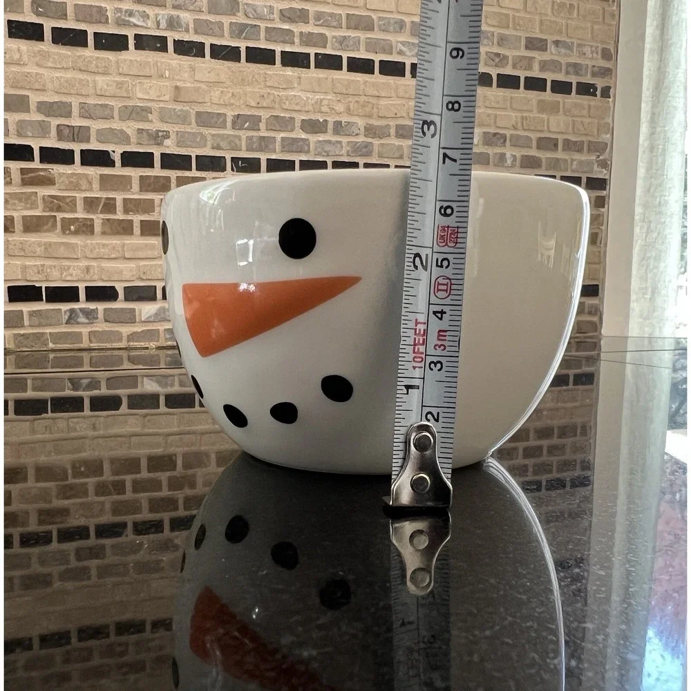 Snowman Measuring Cup‎ Set by Sur La Table Nesting Bowls Snowman Face Set of 3